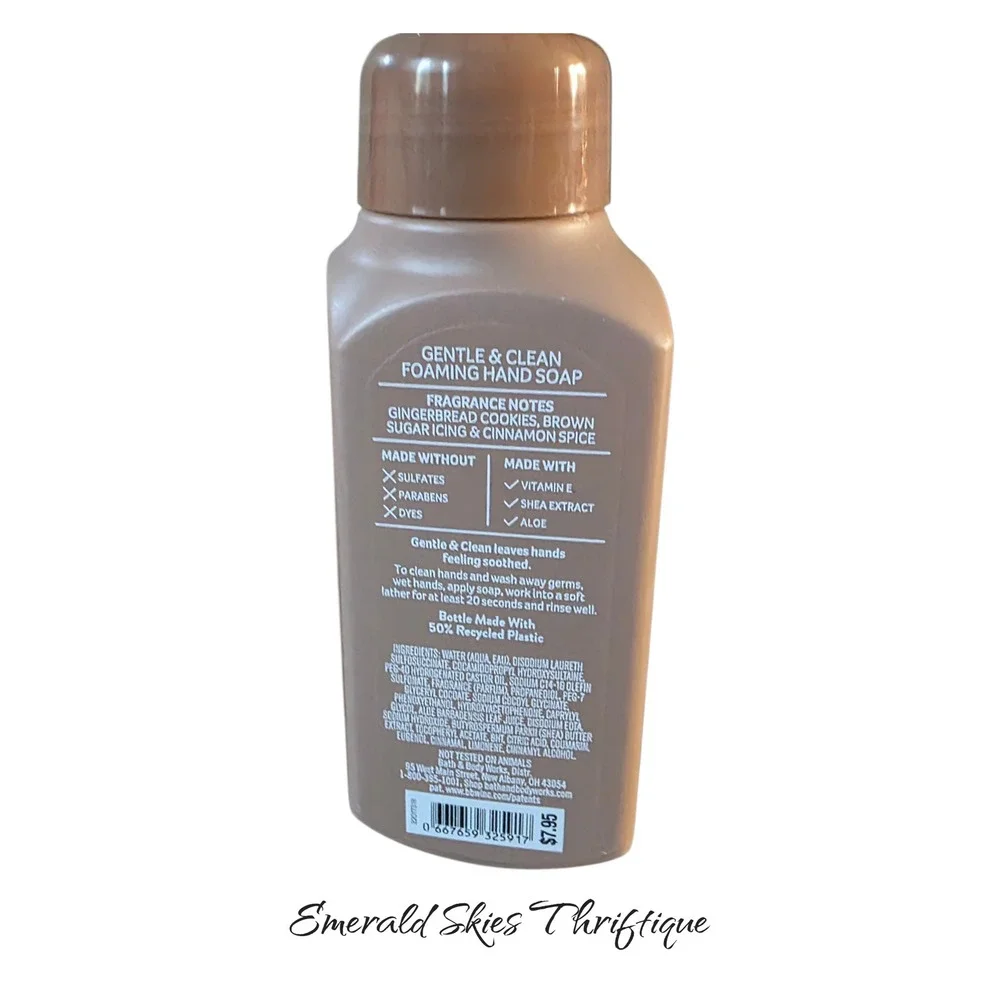 GINGERBREAD BAKERY BATH & BODY WORKS GENTLE CLEAN FOAMING HAND SOAP free ship